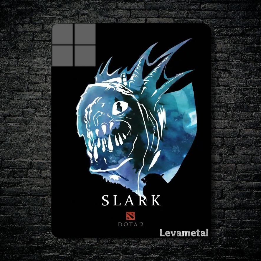متال پوستر slark از گیم دوتا2 , dota2 با کد D-763