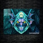 متال پوستر slark از گیم دوتا2 , dota2 با کد D-770