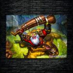 متال پوستر sniper از گیم دوتا2 , dota2 با کد D-789