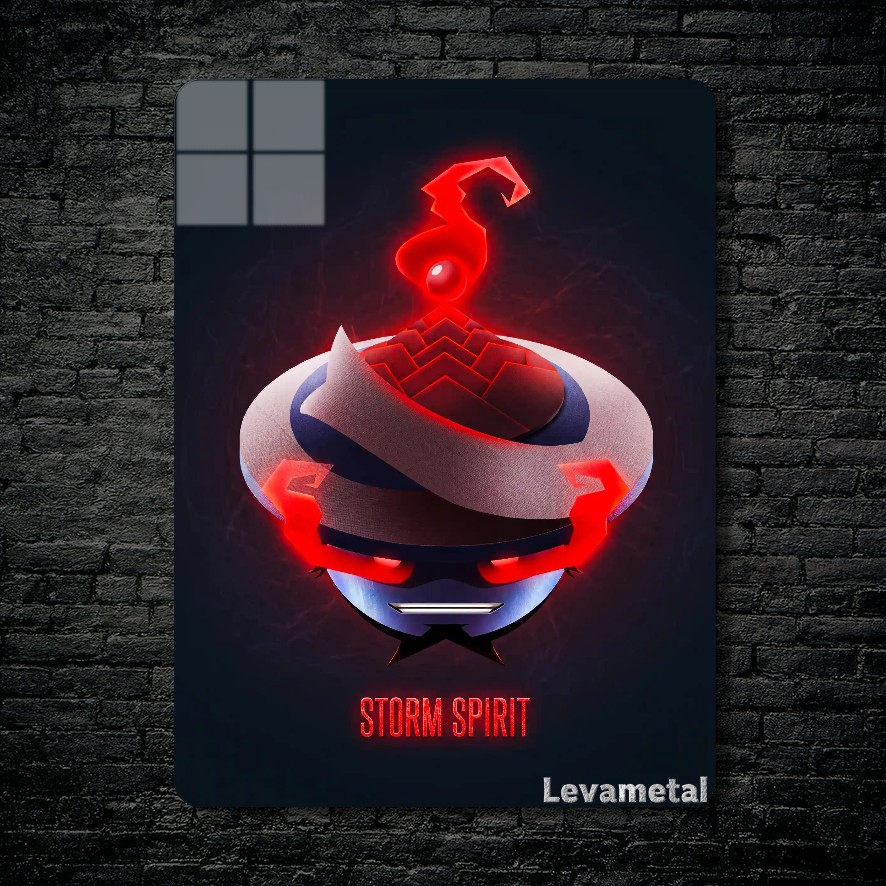 متال پوستر storm spirit از گیم دوتا2 , dota2 با کد D-852