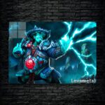 متال پوستر storm spirit از گیم دوتا2 , dota2 با کد D-857