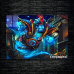 متال پوستر storm spirit از گیم دوتا2 , dota2 با کد D-858