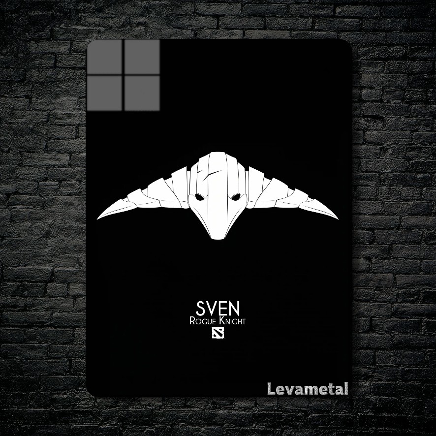 متال پوستر sven از گیم دوتا2 , dota2 با کد D-886
