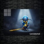 متال پوستر sven از گیم دوتا2 , dota2 با کد D-904