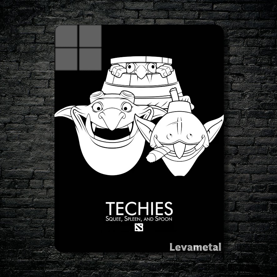 متال پوستر Techies از گیم دوتا2 , dota2 با کد D-913