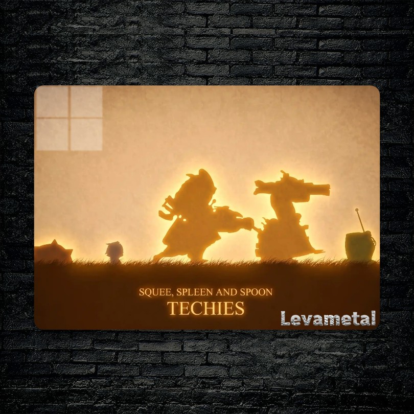 متال پوستر Techies از گیم دوتا2 , dota2 با کد D-916