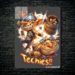 متال پوستر Techies از گیم دوتا2 , dota2 با کد D-919