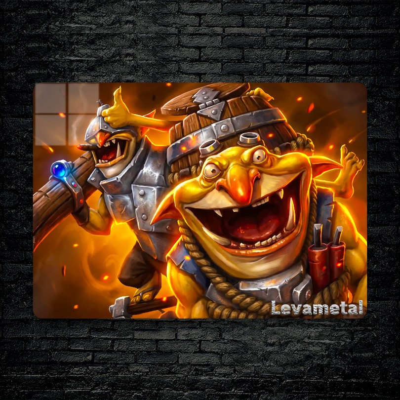 متال پوستر Techies از گیم دوتا2 , dota2 با کد D-920