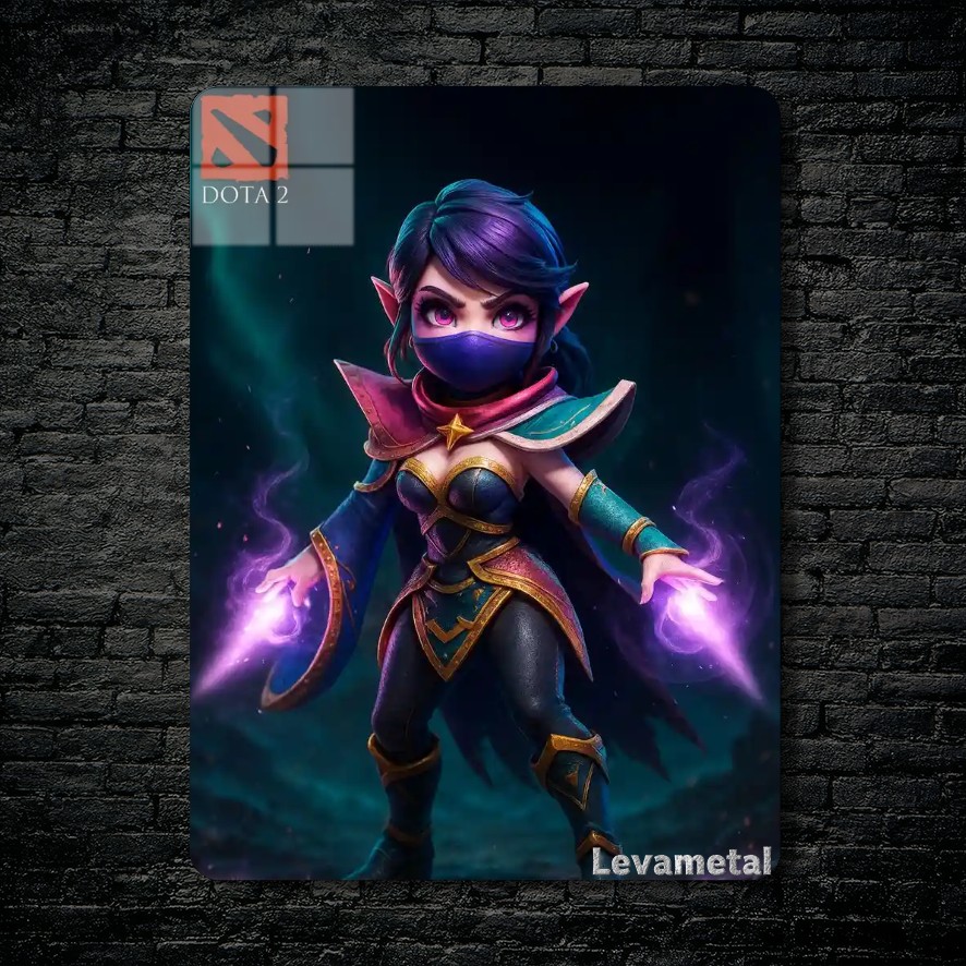 متال پوستر templar assassin از گیم دوتا2 , dota2 با کد D-923