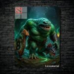 متال پوستر tidehunter از گیم دوتا2 , dota2 با کد D-995