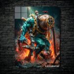 متال پوستر tidehunter از گیم دوتا2 , dota2 با کد D-997