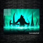 متال پوستر tidehunter از گیم دوتا2 , dota2 با کد D-998