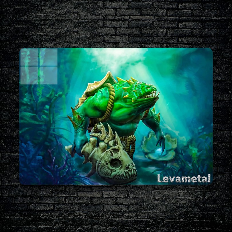 متال پوستر tidehunter از گیم دوتا2 , dota2 با کد E-003