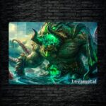 متال پوستر tidehunter از گیم دوتا2 , dota2 با کد E-006