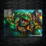 متال پوستر tidehunter از گیم دوتا2 , dota2 با کد E-012