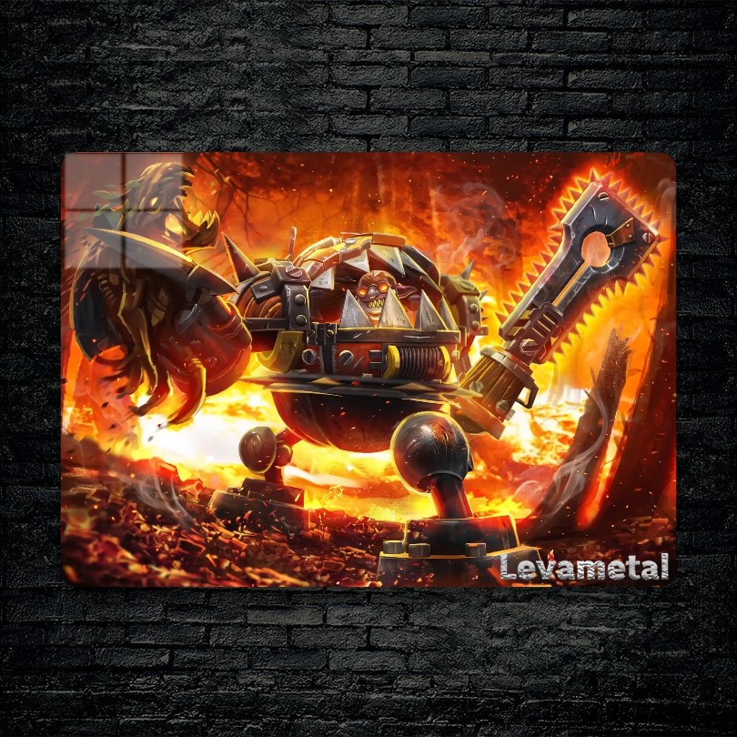 متال پوستر timbersaw از گیم دوتا2 , dota2 با کد E-017