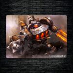 متال پوستر timbersaw از گیم دوتا2 , dota2 با کد E-019