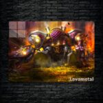 متال پوستر timbersaw از گیم دوتا2 , dota2 با کد E-021