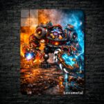 متال پوستر timbersaw از گیم دوتا2 , dota2 با کد E-026
