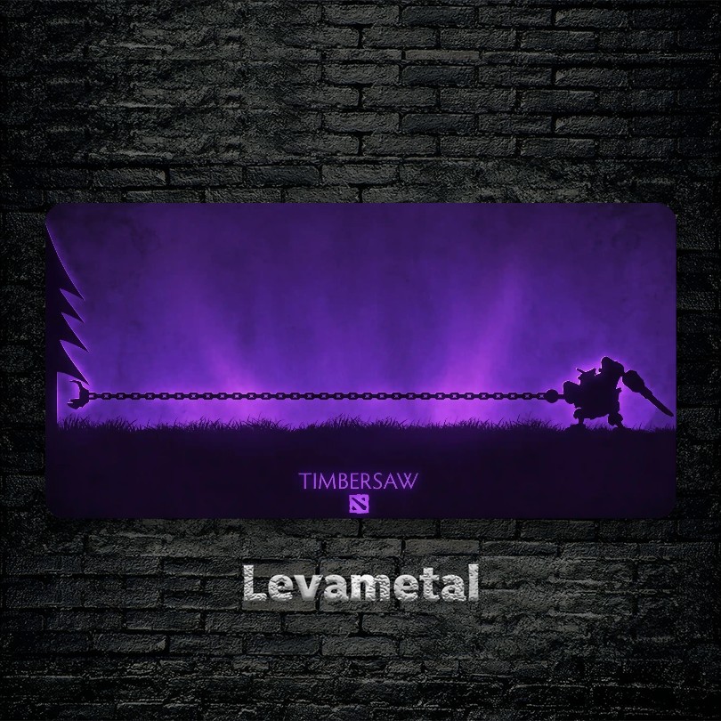 متال پوستر timbersaw از گیم دوتا2 , dota2 با کد E-027