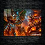 متال پوستر timbersaw از گیم دوتا2 , dota2 با کد E-028