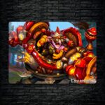 متال پوستر timbersaw از گیم دوتا2 , dota2 با کد E-030