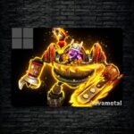 متال پوستر timbersaw از گیم دوتا2 , dota2 با کد E-031