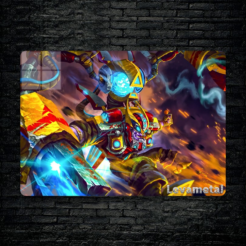 متال پوستر tinker از گیم دوتا2 , dota2 با کد E-034