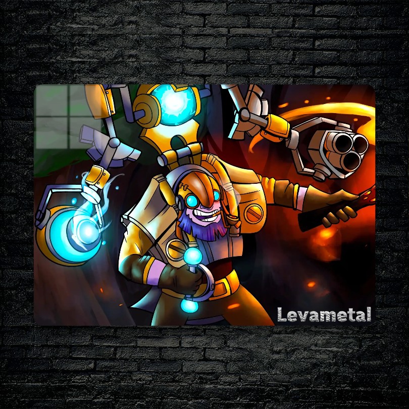 متال پوستر tinker از گیم دوتا2 , dota2 با کد E-035