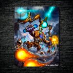 متال پوستر tinker از گیم دوتا2 , dota2 با کد E-036