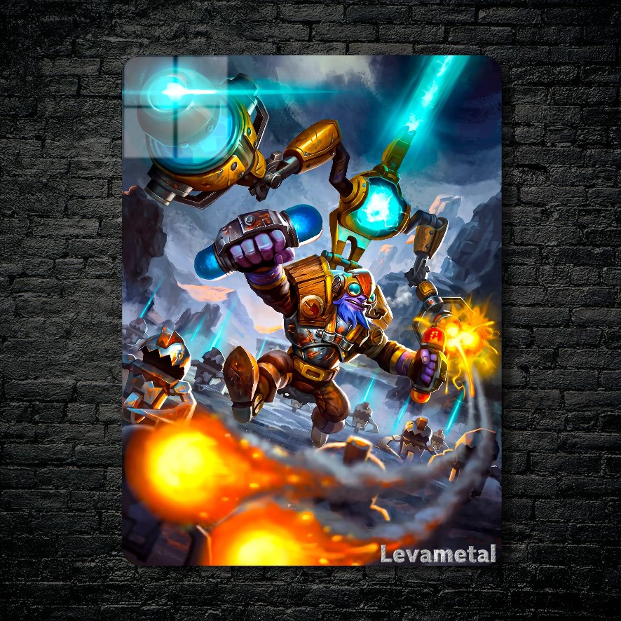 متال پوستر tinker از گیم دوتا2 , dota2 با کد E-036
