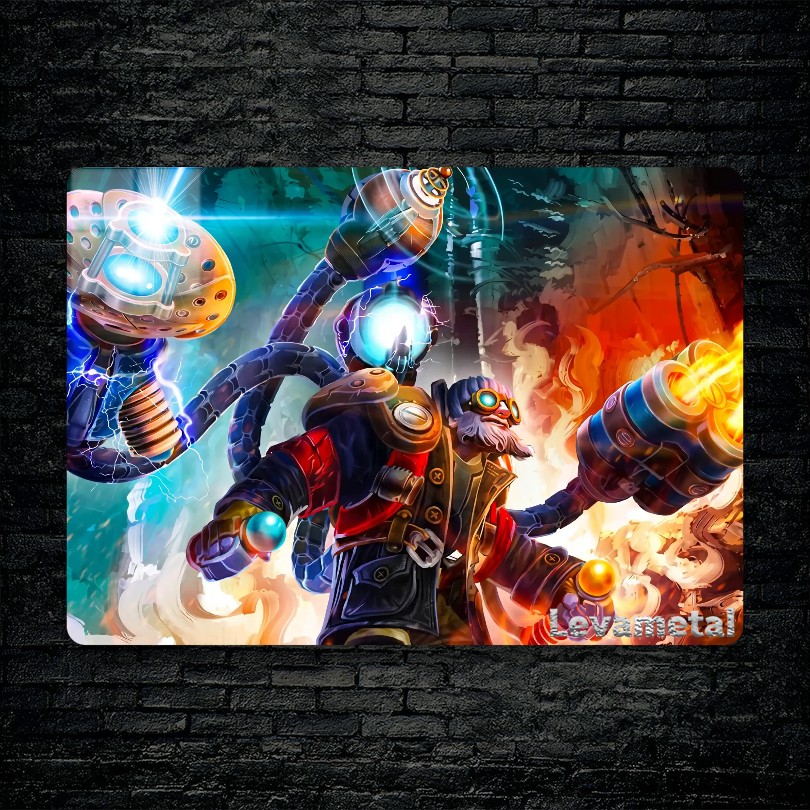 متال پوستر tinker از گیم دوتا2 , dota2 با کد E-037