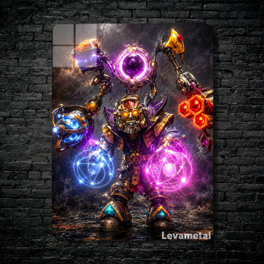 متال پوستر tinker از گیم دوتا2 , dota2 با کد E-043