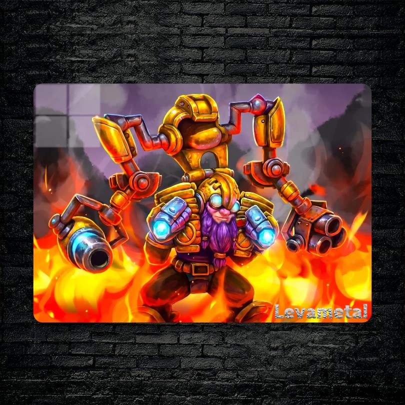 متال پوستر tinker از گیم دوتا2 , dota2 با کد E-046