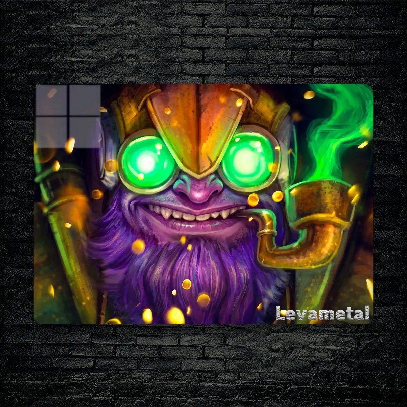 متال پوستر tinker از گیم دوتا2 , dota2 با کد E-048