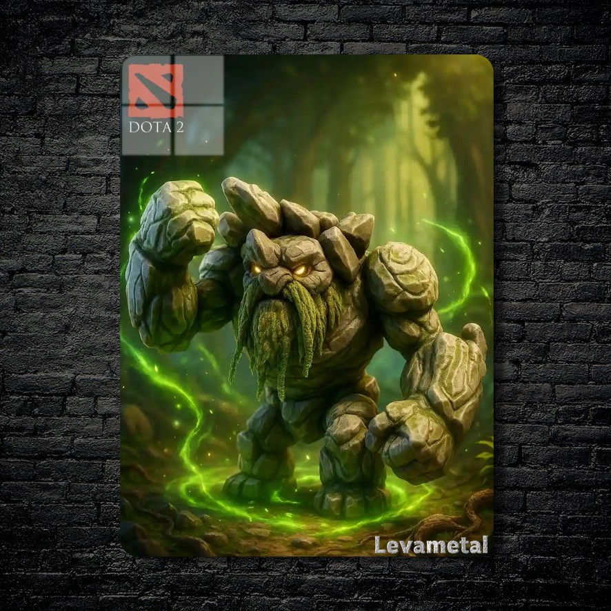 متال پوستر tiny از گیم دوتا2 , dota2 با کد E-049