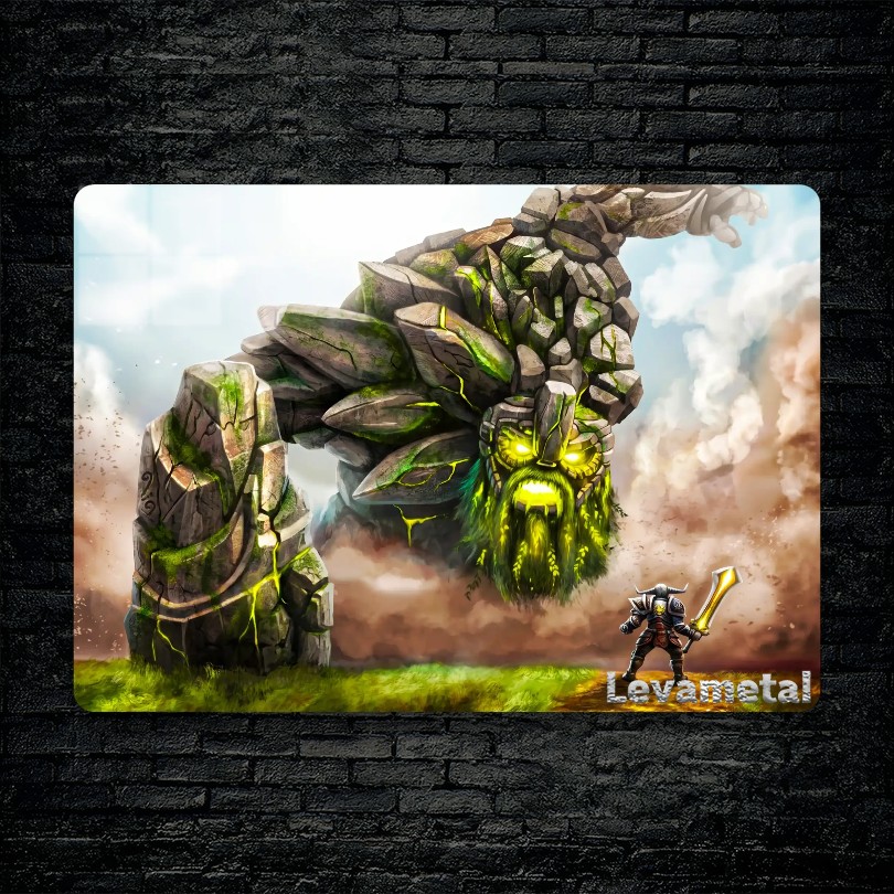 متال پوستر tiny از گیم دوتا2 , dota2 با کد E-059