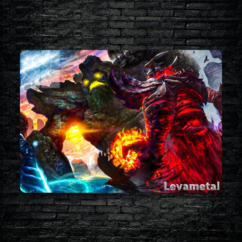 متال پوستر tiny از گیم دوتا2 , dota2 با کد E-072