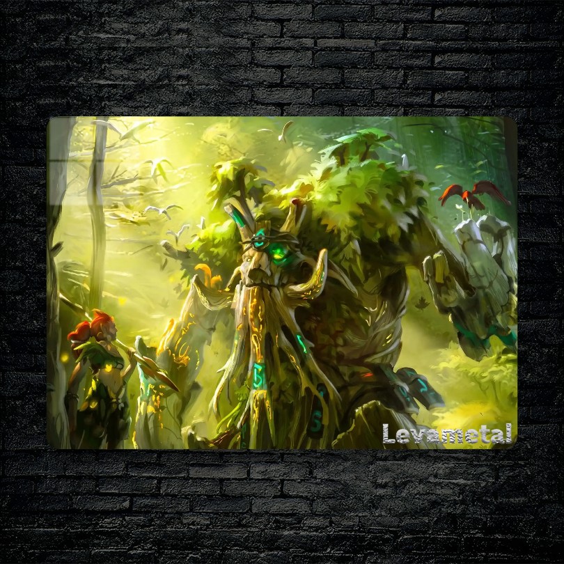 متال پوستر treant protector از گیم دوتا2 , dota2 با کد E-077