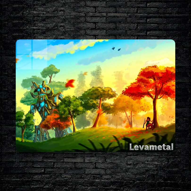متال پوستر treant protector از گیم دوتا2 , dota2 با کد E-089