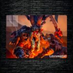 متال پوستر troll warlord از گیم دوتا2 , dota2 با کد E-092