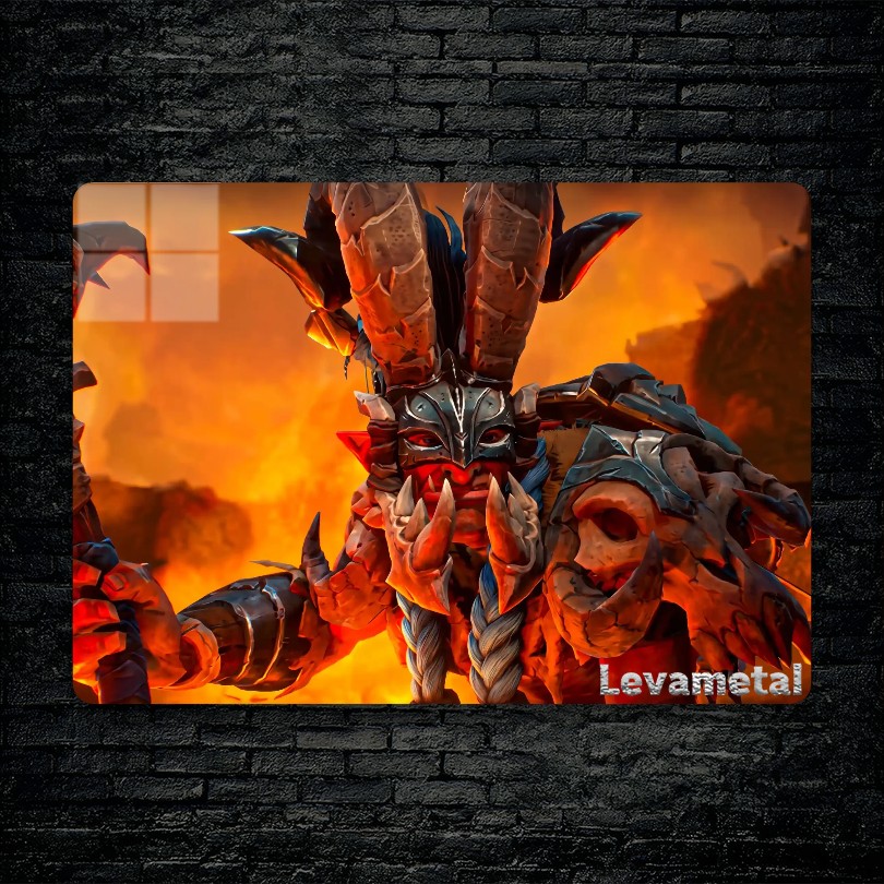 متال پوستر troll warlord از گیم دوتا2 , dota2 با کد E-094