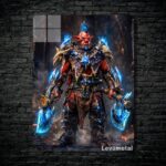 متال پوستر troll warlord از گیم دوتا2 , dota2 با کد E-100