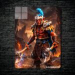 متال پوستر troll warlord از گیم دوتا2 , dota2 با کد E-101