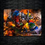 متال پوستر troll warlord از گیم دوتا2 , dota2 با کد E-104