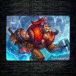 متال پوستر tusk از گیم دوتا2 , dota2 با کد E-111