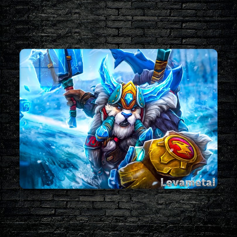 متال پوستر tusk از گیم دوتا2 , dota2 با کد E-113