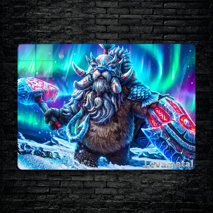 متال پوستر tusk از گیم دوتا2 , dota2 با کد E-114