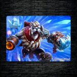 متال پوستر tusk از گیم دوتا2 , dota2 با کد E-115