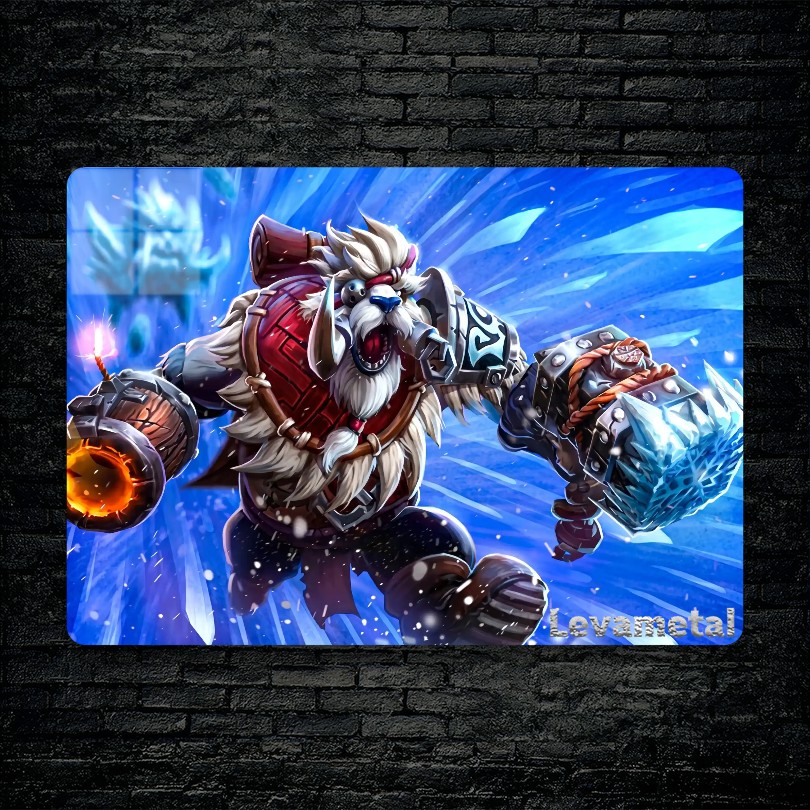 متال پوستر tusk از گیم دوتا2 , dota2 با کد E-115
